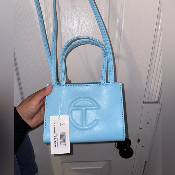 Telfar Small Shopping Bag - Pool Blue - Picture 7 of 7